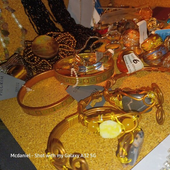 Huge Mix Metal & Stone Jewelry Lot - Picture 5 of 14